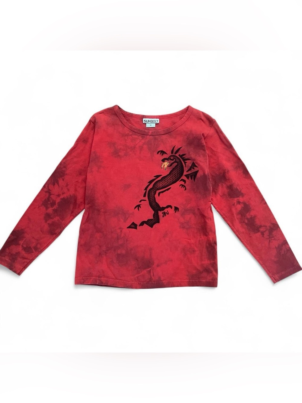 90s skater dragon long sleeve shirt
